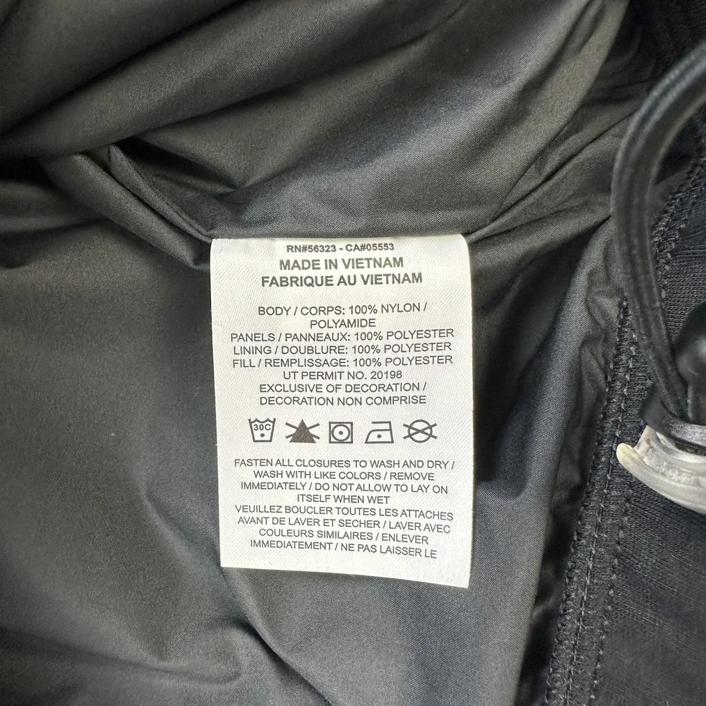 Jordan Essentials Vest Mens Small Black Fleece Full Zip Pockets Nike Air Jumpman